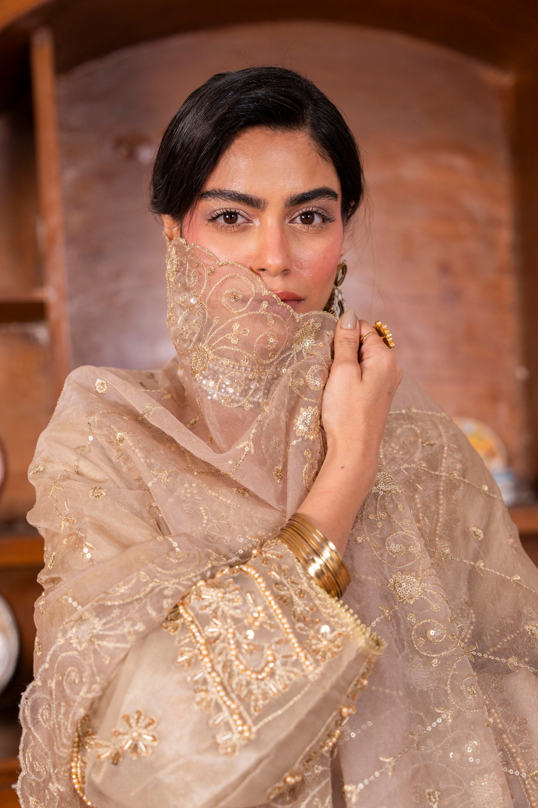 Champagne Gold Festive 3 Piece